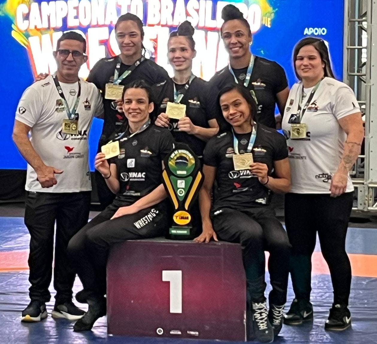 SÃO JOSÉ WRESTLING É CAMPEÃO DO CBI DE WRESTLING SENIOR FEMININO